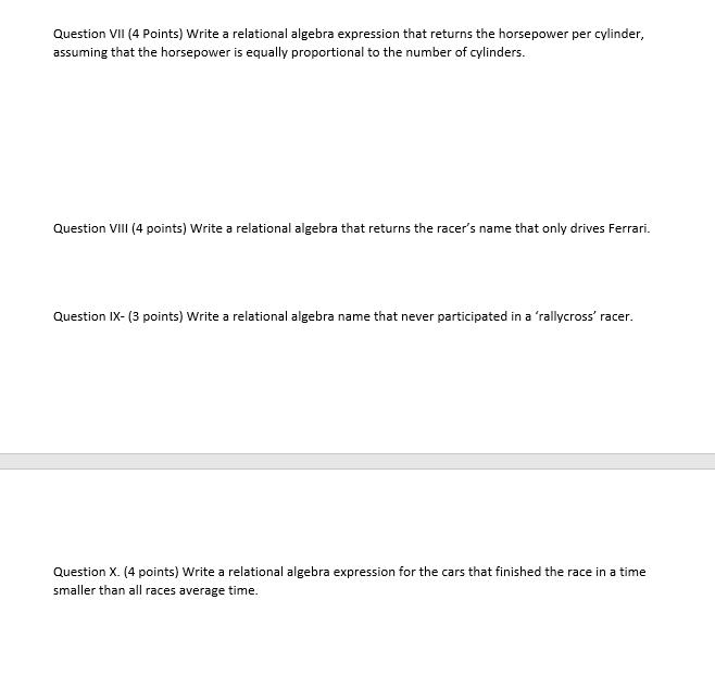 that it would work over all possible database instances and not just
