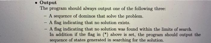 problem according to the following algorithm. In the first stage of search,
