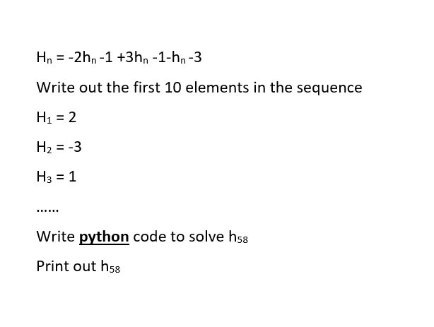 Create a Python Code Write out the first 10 elements in the