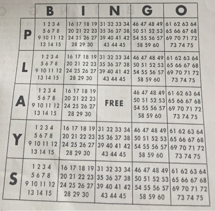  I need to create a bingo board in Java. Each square