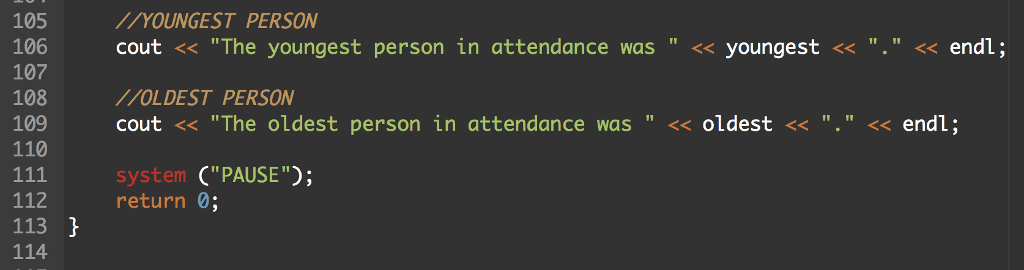 help me debug and fix: // Theater Problem #include #include #include //Variables