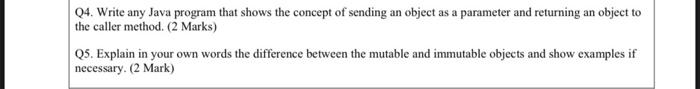  04. Write any Java program that shows the concept of sending