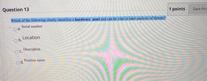Managing risk is responsibility of: All of the communities of interest a.