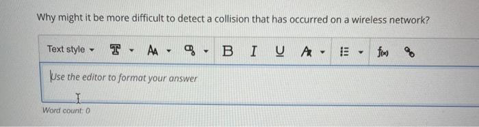  Why might it be more difficult to detect a collision that