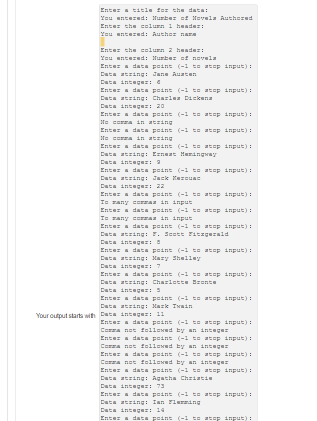 header2 = input.nextLine(); System.out.println("You entered: "+header2); //3. ArrayList strList = new ArrayList();