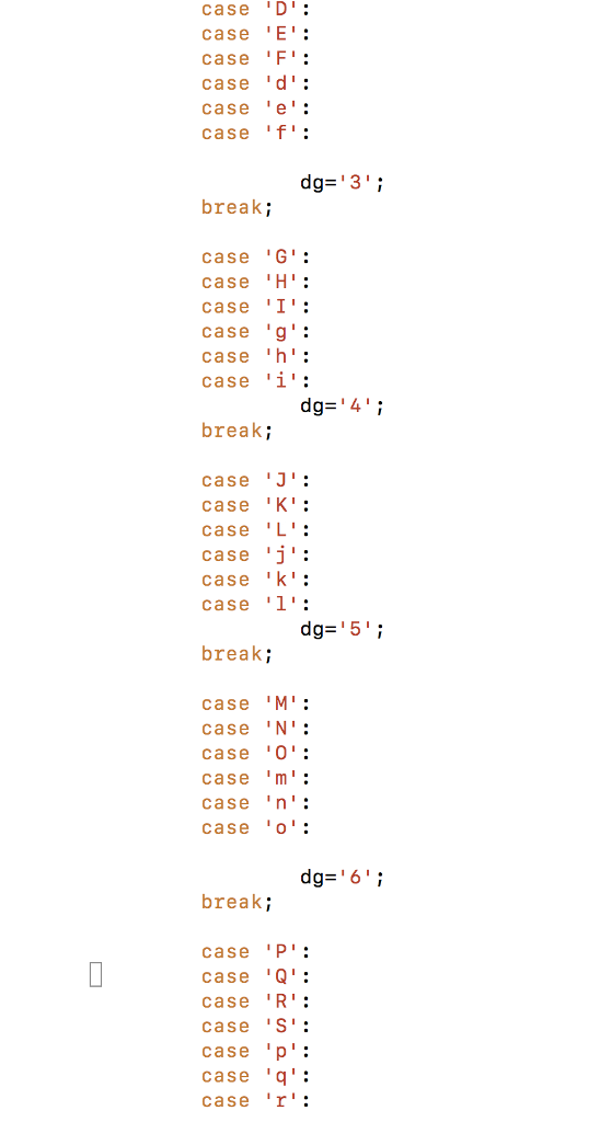 enter a phone number as a string. The input number may contain