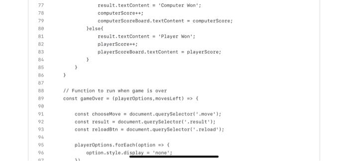 { option. addEventListener('click', function() \{ Give feedback Give feedback github.com Function to