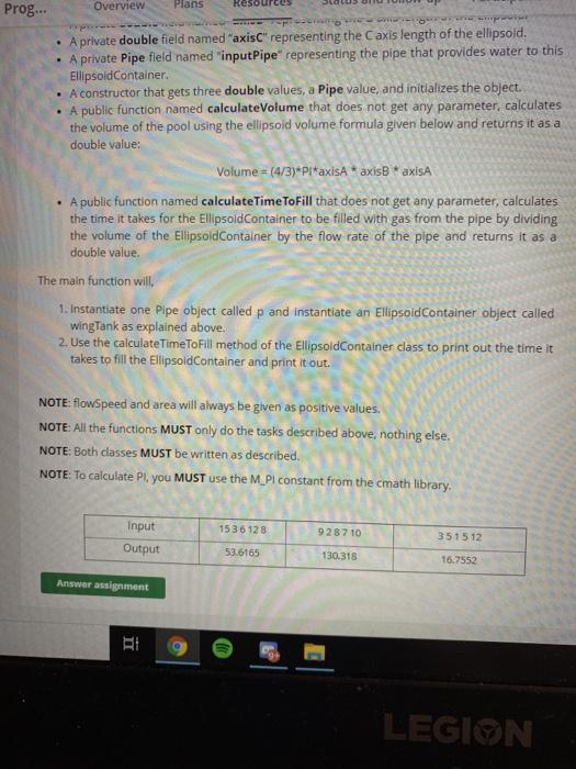 described below. Then, write a main function that reads the flowSpeed and