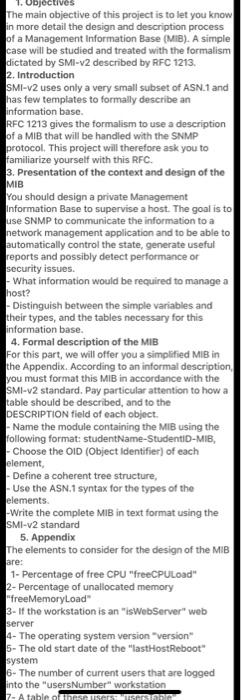  please i need a small project that cover all the required