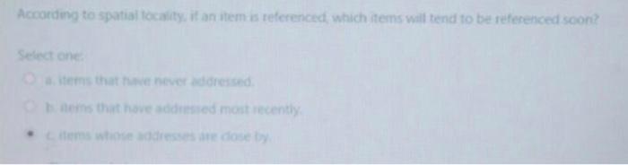processor than for a CISC processor, Select one O a. True .b.