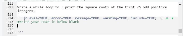 debug this code... and trying to write this code in RStudio Please