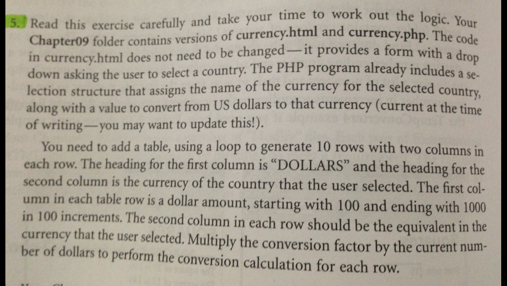 Need to fix my code. 5. exercise carefully and take your time