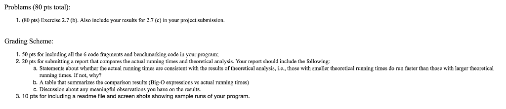 C++ Programming Problems (80 pts total): 1. (80 pts) Exercise 2.7 (b).
