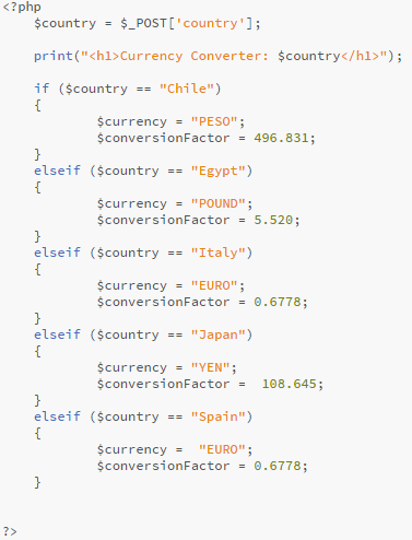 to work out the logic, Your ead this versions currency.html and The