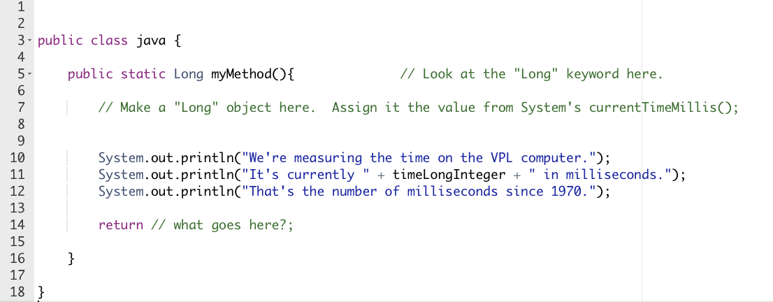 1 2 3- public class java { 4 5 public static