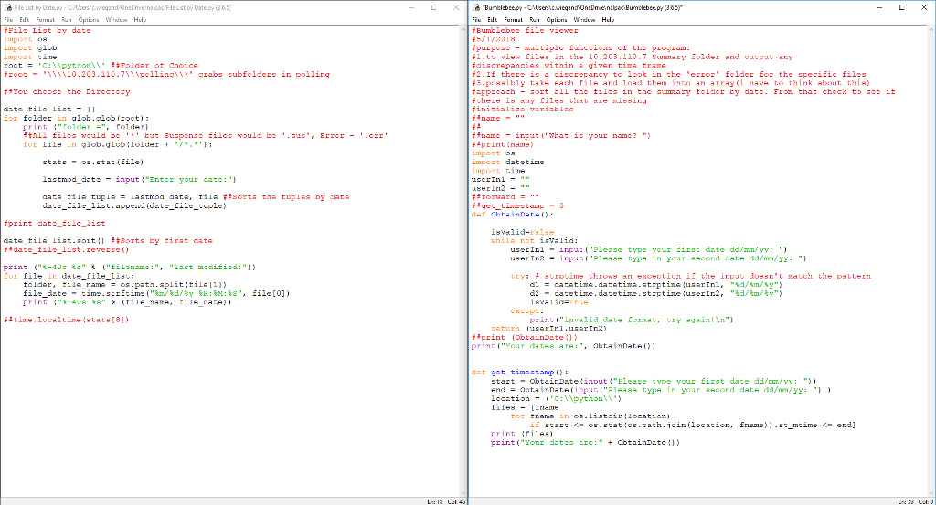 Hello, I havent worked with python in a couple years so my
