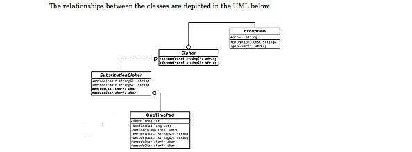 Write c++ code. Include header files for defining classes: //Excecption.h #include using