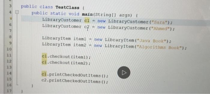 Draw the objects of basics.uml example.TestClass to explain the objects or instance