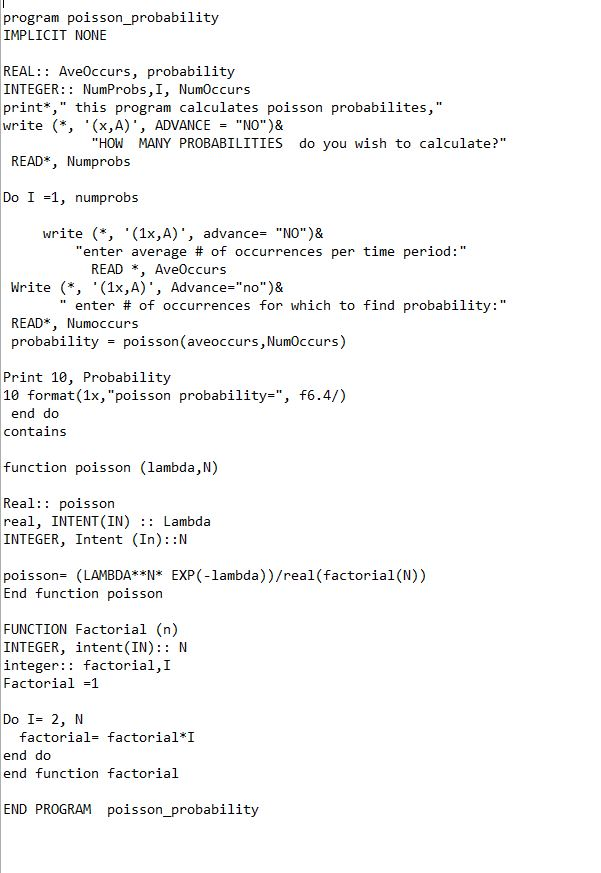 PLEASE MAKE INTERNAL FUNCTIONS AS EXTERNAL FUNCTIONS IN THE FOLLOWING CODE (FORTRAN