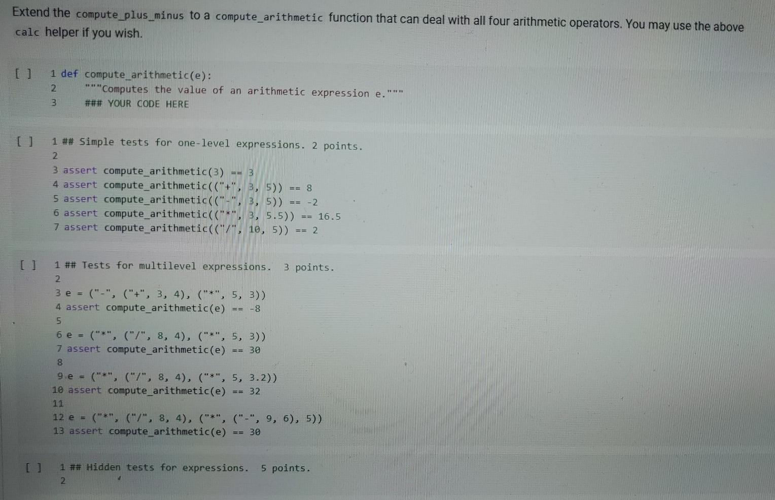d) the defined variables code and e) def value_equality(e, f, num_samples=1000, tolerance=1e-6).