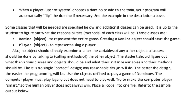 tile contains a number. In the most popular domino set, the double-six,