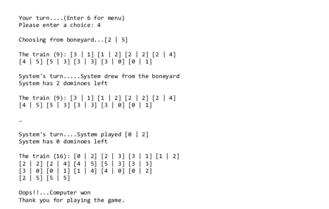unique tiles. Dominoes are referred to by the number of dots (or