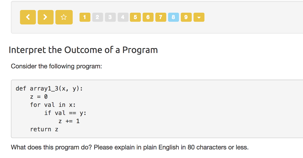 this program do? Please explain in plain English in 80 characters or