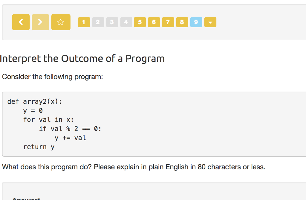 less. K 12 345 6 7 8 9 Interpret the Outcome of