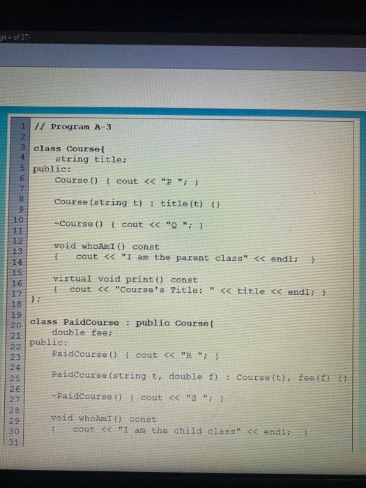  c++ pls answer asap 9 of 3 1 // Program A-3