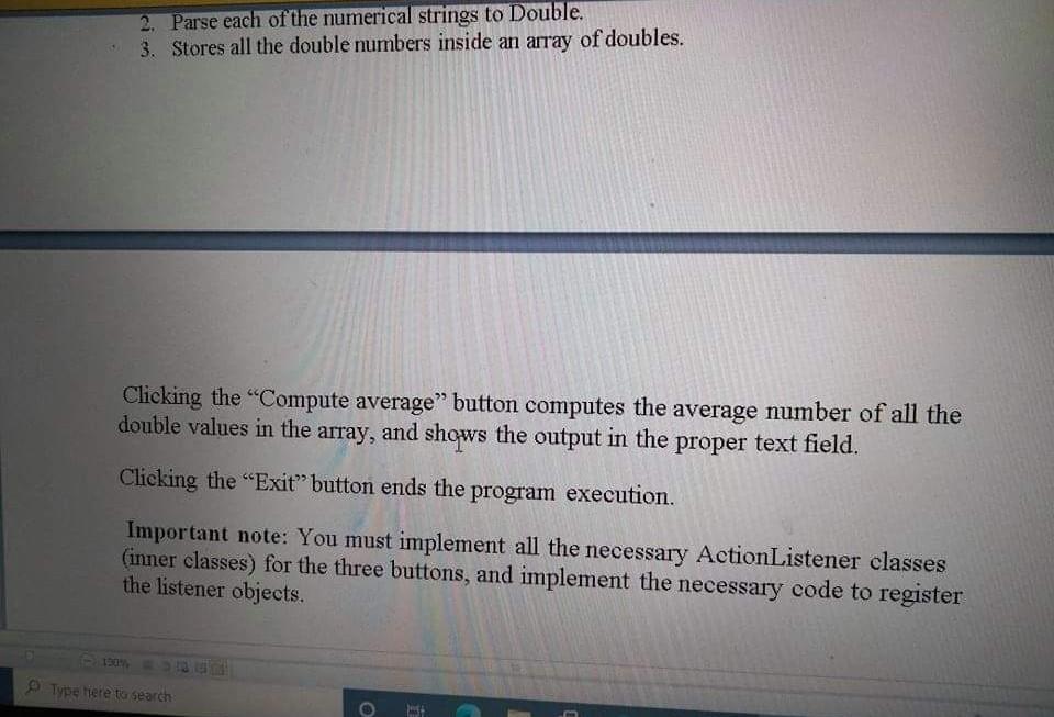 this class implement the following GUI: Read Inputs Enter file name: Read