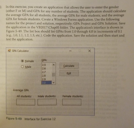  having trouble coding! In this exercise, you create an application that