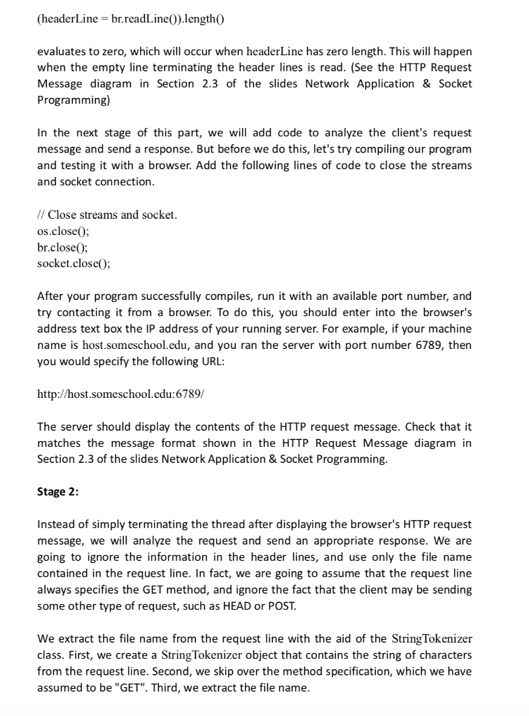 are going to implement version 1.0 of HTTP, as defined in RFC
