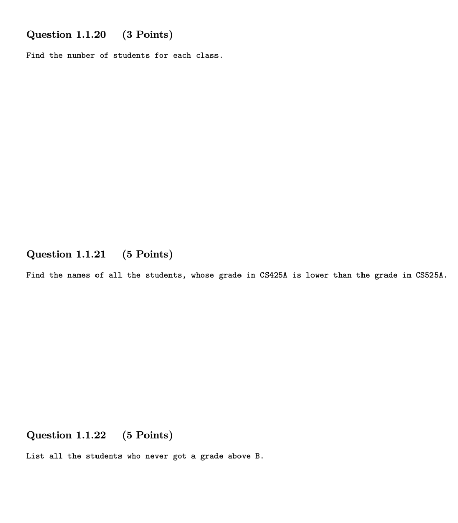 what you have learned in class When writing a query, write the