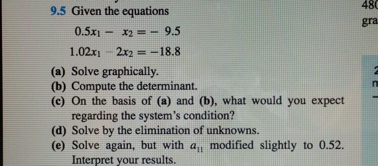 9.5 (attached below) to implement Gauss elimination with partial pivoting? I need
