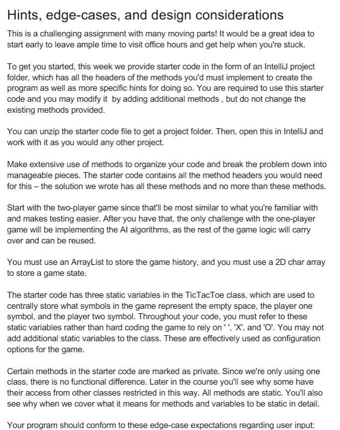 and thank you! Starter code: I need the code for private static