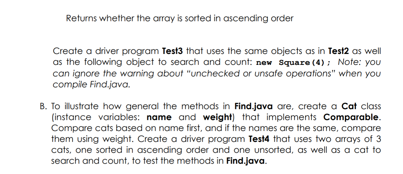 the instructions for the second part of the assignment thanks. Shape class