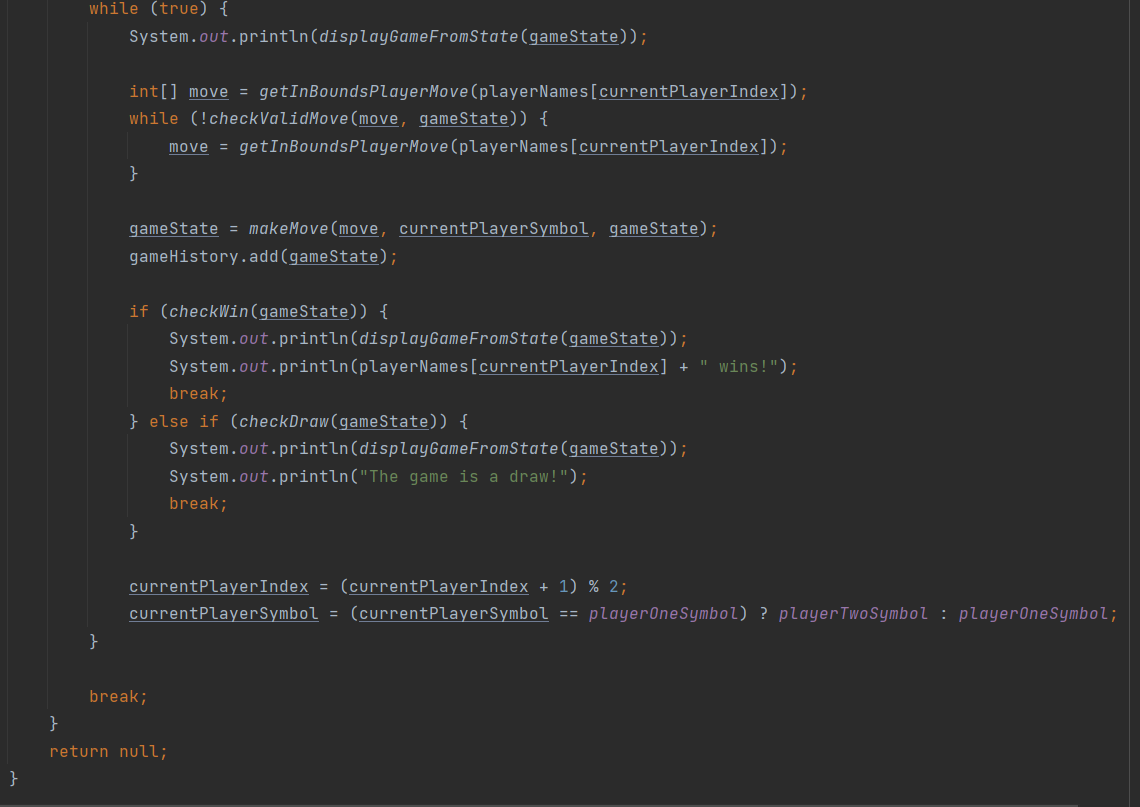 computer as well as you. Hence, your game is going to have