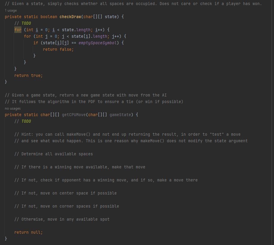 game. Ensure that each move is legitimate and print the game result