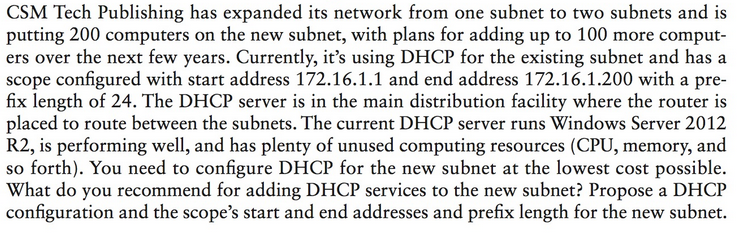  CSM Tech Publishing has expanded its network from one subnet to