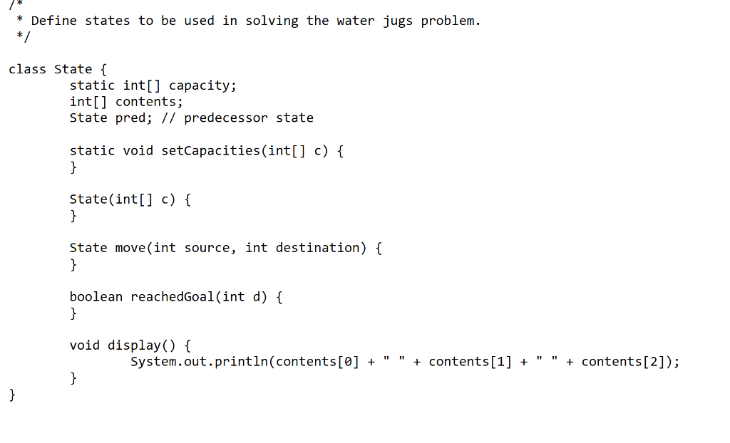 c1, c2, and c3 liters of water, respectively. Initially, jug 1 is