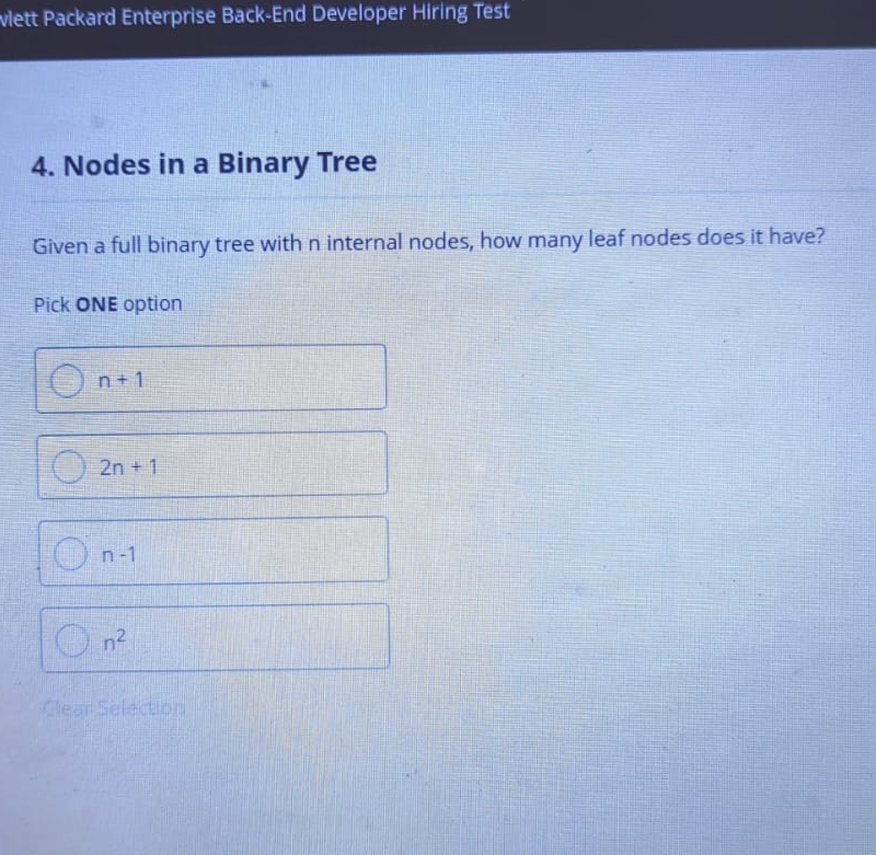  vlett Packard Enterprise Back-End Developer Hiring Test 4. Nodes in a