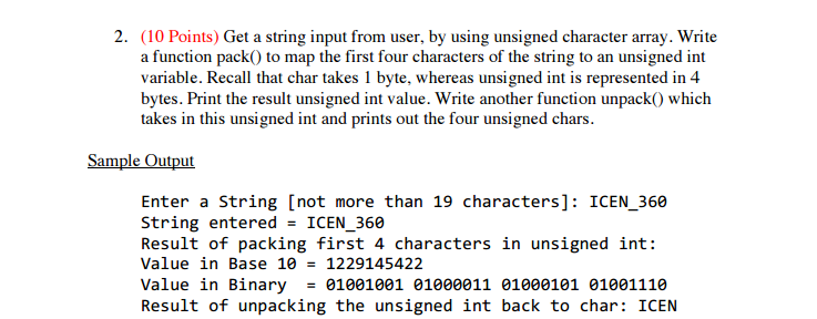 This is for C Programming Get a string input from user, by
