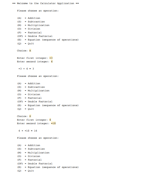 add(a, b): return a + b def subtract(a, b): return a -