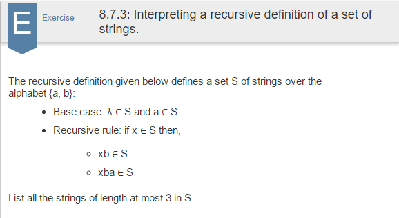Discrete Structures: The recursive definition given below defines a set S of