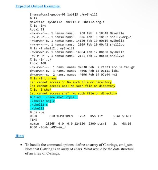 assignment. - Using vi editor, manually type in the entire code in