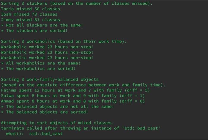  #include #include using namespace std; class Slacker :public Comparable{ string name;