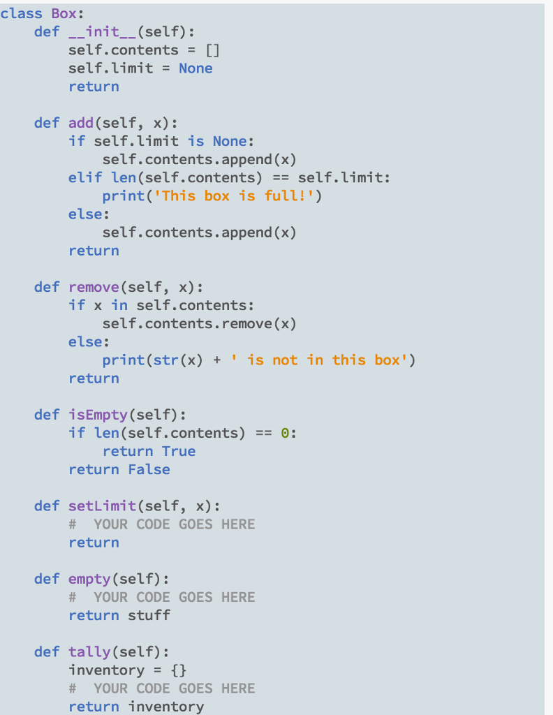 Just an ordinary, cardboard box. You can find the Python code on