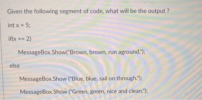  Must be written in C# Visual Studio 2017 Given the following