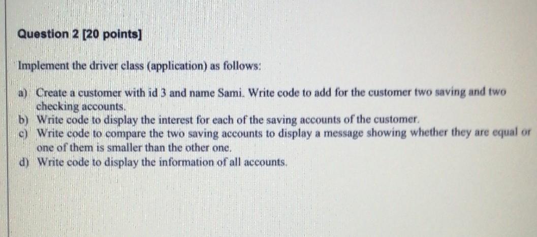 following UML diagram except the class BasicSubscriber for which you will find