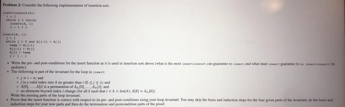 + 1 while i 0 and A[j-1] > A[j] temp+ A[j-1] A[j-1]